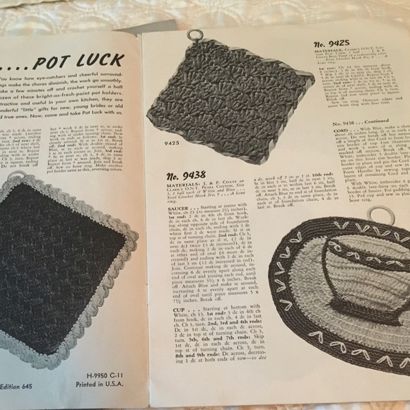 Vintage Crochet Magazines 1940s - Picture 2 of 7